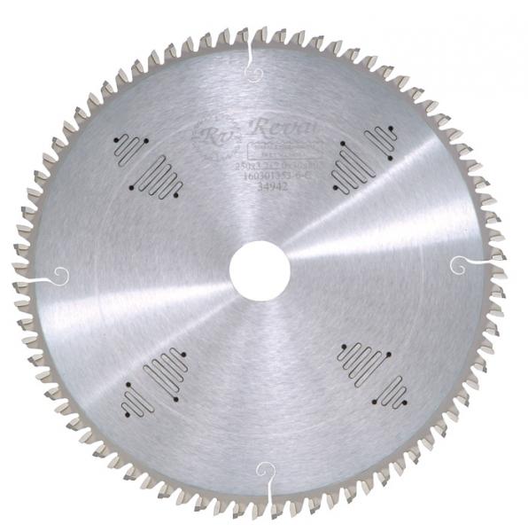 SERRA CIRCULAR DE BAIXO RUÍDO COM DENTES DE METAL DURO (HM) PARA CORTE DE PAINÉIS COM MELAMINA COM TOPO 38º